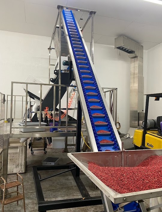 Sidewall Cleated Belt Conveyor