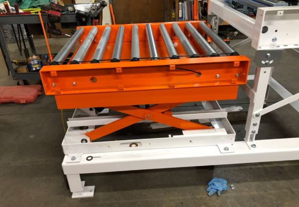Die Loader Scissor Trolley