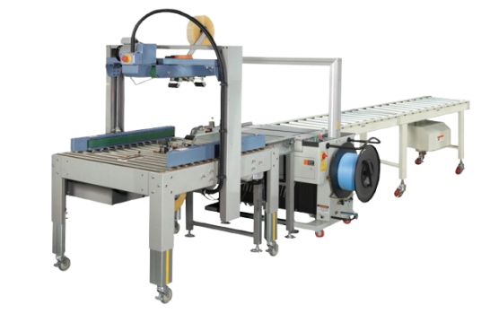 OnLine Carton Box Strapping Line