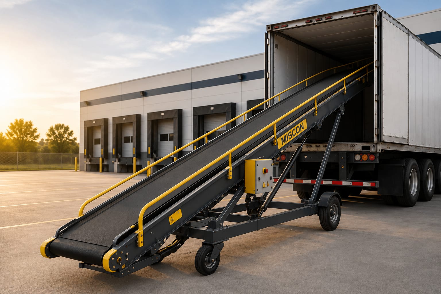 Truck Loading and Unloading Conveyor
