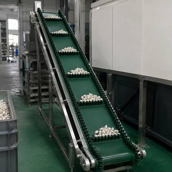 Sidewall Cleated Belt Conveyor
